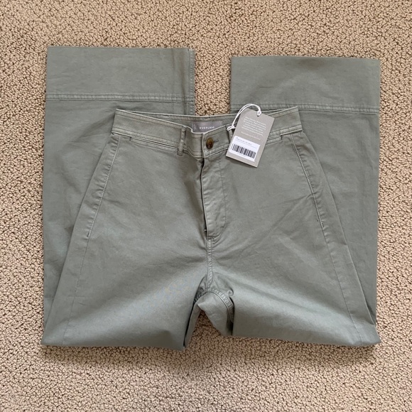 Everlane Lightweight Wide Leg Crop Chino - Picture 9 of 9